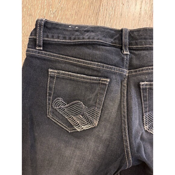 Women’s American Rag Cie Dark Wash Denim Jeans Gray Black Size 3R - Picture 8 of 10
